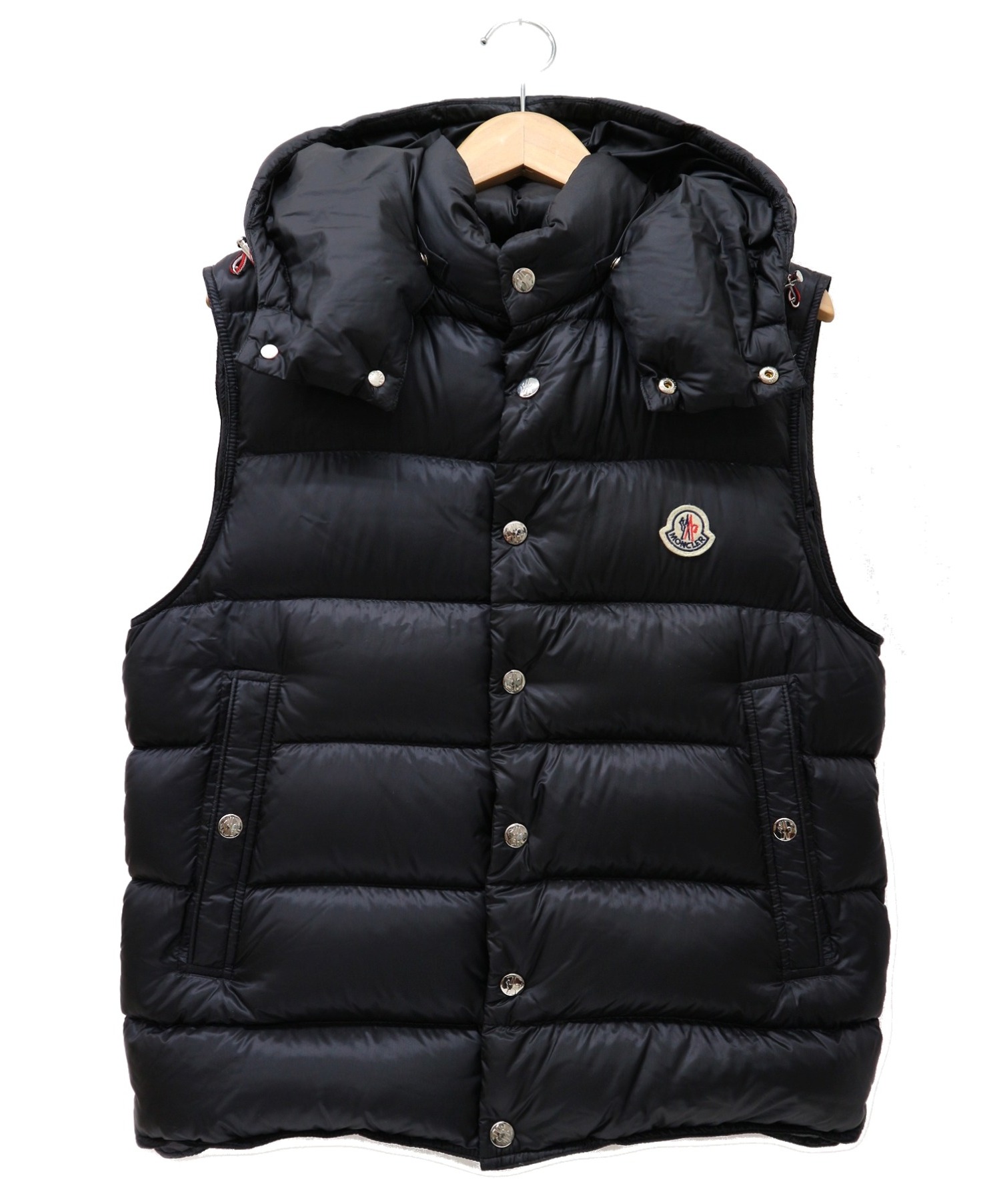 中古 古着通販 Moncler モンクレール ダウンベスト ブラック サイズ 3 Billecart Gilet ブランド 古着通販 トレファク公式 Trefac Fashion