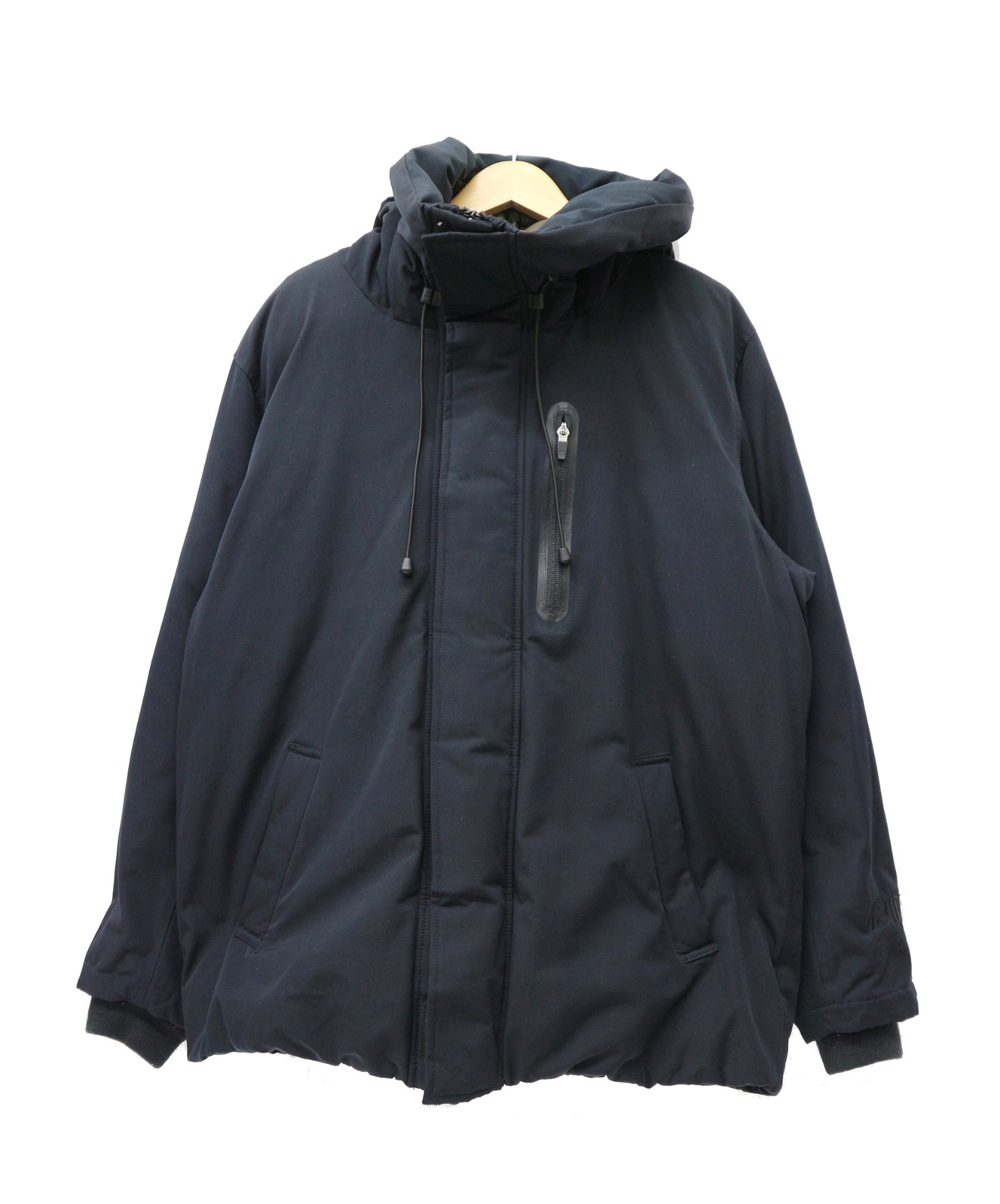 【中古・古着通販】AVIREX (アヴィレックス) ダウンジャケット ブラック サイズ:XL 6172180・フードパディングジャケット