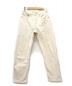 LEVI'S（リーバイス）の古着「[古着]90's 501ホワイトデニムパンツ」｜アイボリー