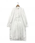 TODAYFUL（トゥデイフル）の古着「キルティングシャツドレス」｜ホワイト