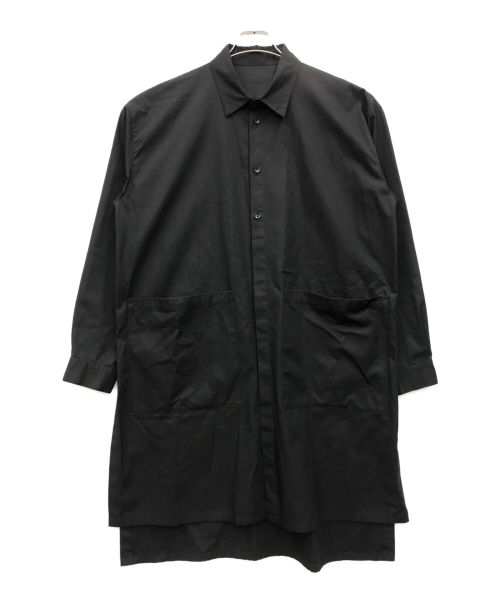 VOAAOV（ヴォアーブ）VOAAOV (ヴォアーブ) SIDE SLIT LONG SHIRT ブラック サイズ:2の古着・服飾アイテム