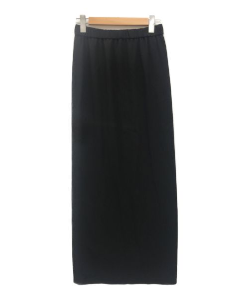 AP STUDIO（エーピーストゥディオ）AP STUDIO (エーピーストゥディオ) ウエストゴムマキシスカート ブラック サイズ:free 未使用品の古着・服飾アイテム