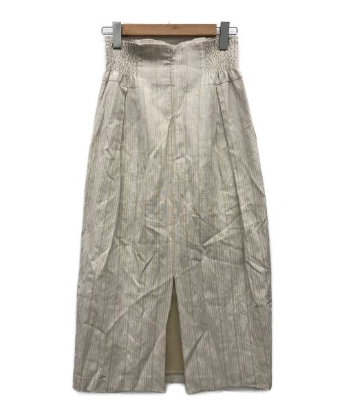CELFORD（セルフォード）CELFORD (セルフォード) ハイウエストスカート ベージュ サイズ:38の古着・服飾アイテム