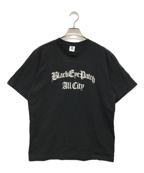 THE BLACK EYE PATCH（ブラックアイパッチ）THE BLACK EYE PATCH (ザブラックアイパッチ) プリントTシャツ ブラック サイズ:Mの古着・服飾アイテム