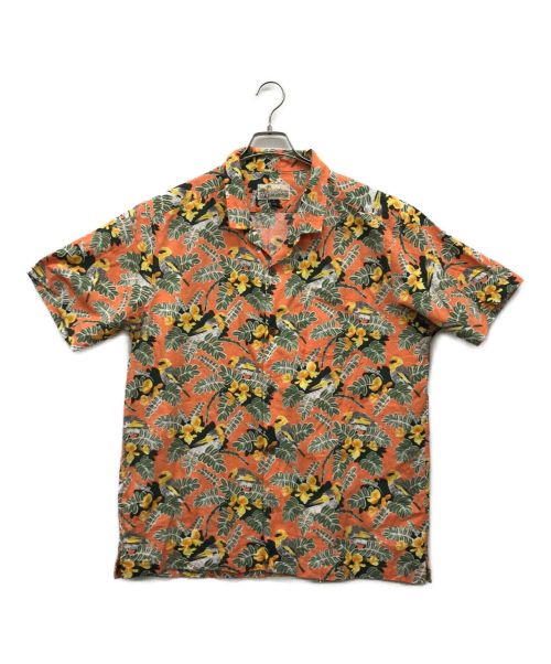 pataloha（パタロハ）pataloha (パタロハ) アロハシャツ オレンジ サイズ:Lの古着・服飾アイテム