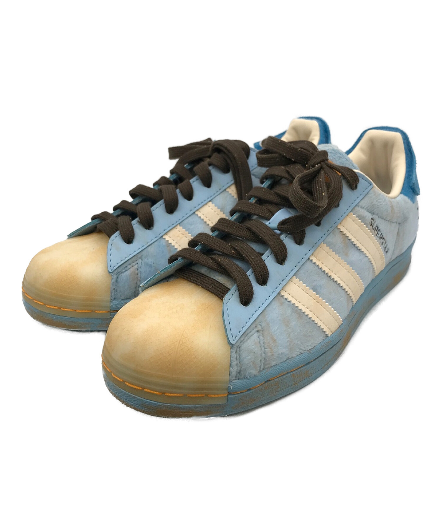 中古・古着通販】adidas×Melting Sadness SST (アディダス×メルティング サッドネス エスエスティー) SUPERSTAR  ブルー サイズ:25｜ブランド・古着通販 トレファク公式【TREFAC FASHION】