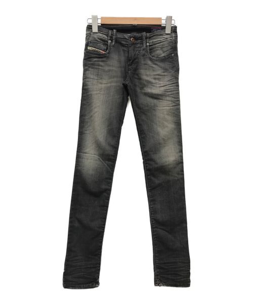 DIESEL（ディーゼル）DIESEL (ディーゼル) ジョグデニムパンツ ブラック サイズ:23の古着・服飾アイテム