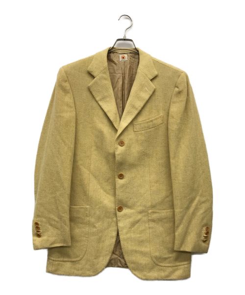 BORRELLI（ボレッリ）BORRELLI (ボレッリ) テーラードジャケット イエロー サイズ:52の古着・服飾アイテム