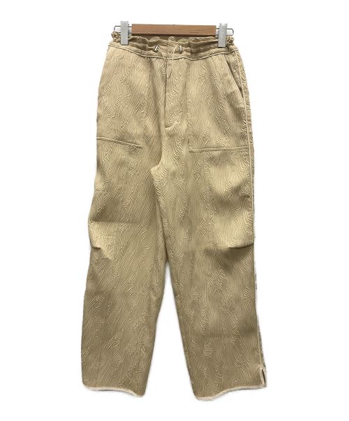TODAYFUL（トゥデイフル）TODAYFUL (トゥデイフル) Jacquard Cargo Pants ベージュ サイズ:Mの古着・服飾アイテム