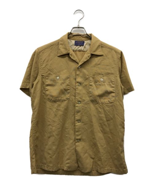 PENDLETON（ペンドルトン）PENDLETON (ペンドルトン) オープンカラーシャツ ベージュ サイズ:Mの古着・服飾アイテム
