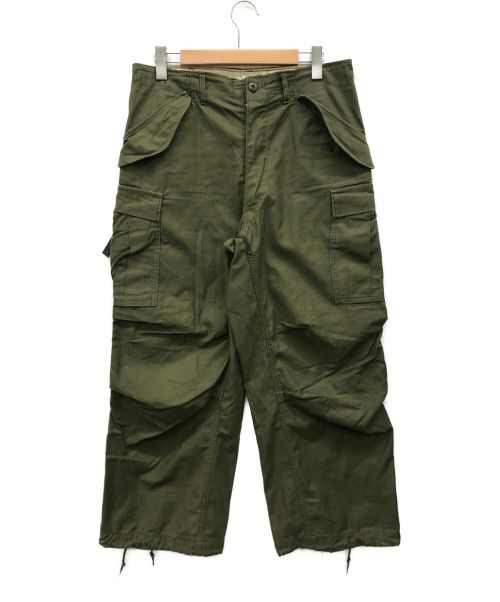 US ARMY（ユーエスアーミー）US ARMY (ユーエスアーミー) M65フィールドパンツ グリーン サイズ:SMALL SHORTの古着・服飾アイテム