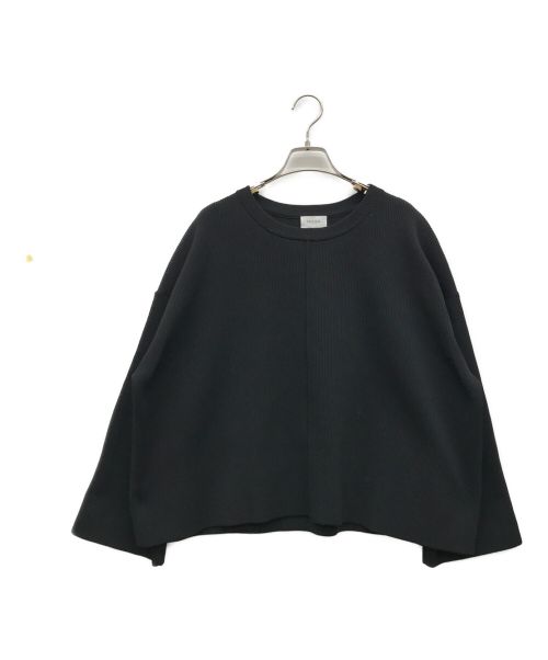MOGA（モガ）MOGA (モガ) ポリエステルニットトップス ブラック サイズ:2の古着・服飾アイテム