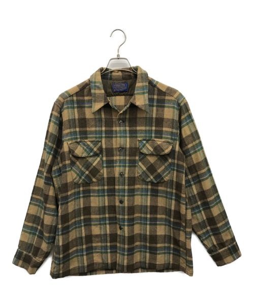PENDLETON（ペンドルトン）PENDLETON (ペンドルトン) ウールシャツ ベージュ サイズ:Lの古着・服飾アイテム