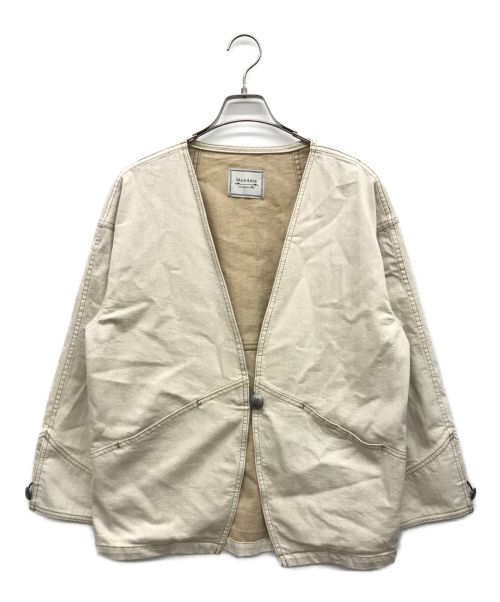 moname（モナーム）Moname (モナーム) HAORI デニムジャケット アイボリー サイズ:Fの古着・服飾アイテム