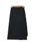 Graphpaper（グラフペーパー）の古着「Compact Ponte Wrap Skirt」｜ブラック