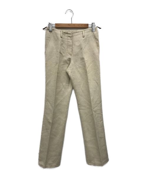 PRADA（プラダ）PRADA (プラダ) リネン混パンツ ベージュ サイズ:38の古着・服飾アイテム