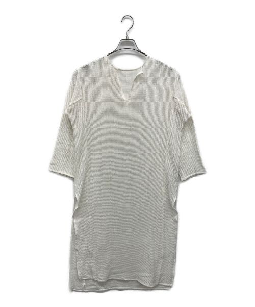 TODAYFUL（トゥデイフル）TODAYFUL (トゥデイフル) Mesh Slit Dress ホワイト サイズ:36の古着・服飾アイテム