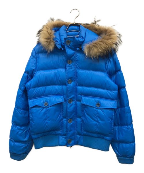 HETREGO（エトレゴ）HETREGO (エトレゴ) ダウンジャケット ブルー サイズ:48の古着・服飾アイテム