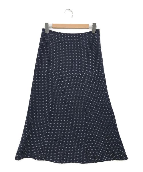 MEYAME（メヤメ）MEYAME (メヤメ) ドット柄スカート ネイビー サイズ:1の古着・服飾アイテム