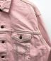 中古・古着 LEVI'S (リーバイス) デニムジャケット ピンク サイズ:L：7800円