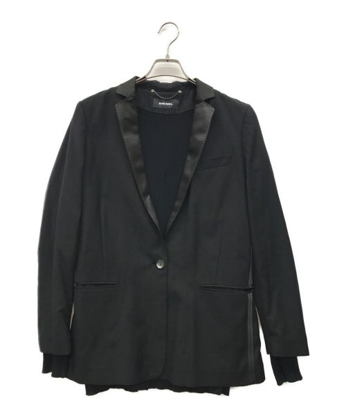 DIESEL（ディーゼル）DIESEL (ディーゼル) テーラードジャケット ブラック サイズ:Mの古着・服飾アイテム