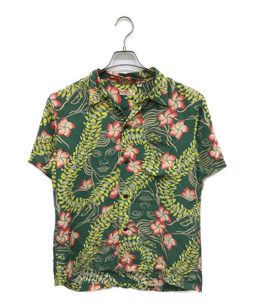 Sun Surf（サンサーフ）Sun Surf (サンサーフ) アロハシャツ グリーン サイズ:Mの古着・服飾アイテム