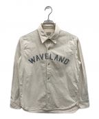 Pherrow'sフェローズ）の古着「'WAVELAND'ベースボールシャツ」｜ベージュ