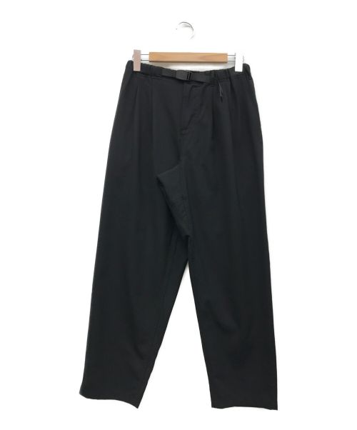 GRAMICCI（グラミチ）GRAMICCI (グラミチ) タックワイドテーパードパンツ ブラック サイズ:ASIA Mの古着・服飾アイテム
