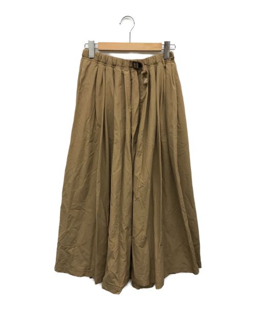 GRAMICCI（グラミチ）GRAMICCI (グラミチ) ナイロンロングスカート ベージュ サイズ:freeの古着・服飾アイテム