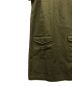 中古・古着 Saint Laurent Paris (サンローランパリ) リネン混刺繍ワンピース カーキ サイズ:F40 170/92Y：19800円