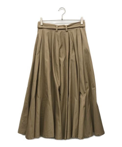 foufou（フーフー）foufou (フーフー) new big flare trench skirt ベージュ サイズ:1の古着・服飾アイテム