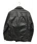 ユーロ古着 (ユーロフルギ) レザーポリスマンジャケット ブラック サイズ:50：10800円