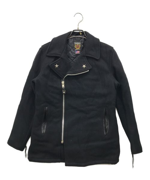 Schott（ショット）Schott (ショット) ライダースジャケット ブラック サイズ:20の古着・服飾アイテム