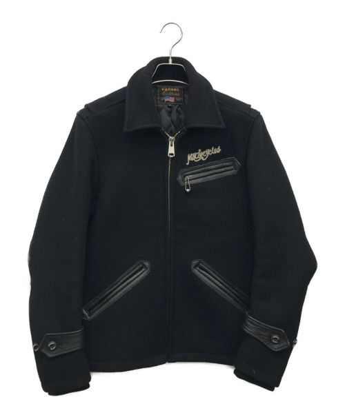 VANSON（バンソン）VANSON (バンソン) ウールジャケット ブラック サイズ:Mの古着・服飾アイテム