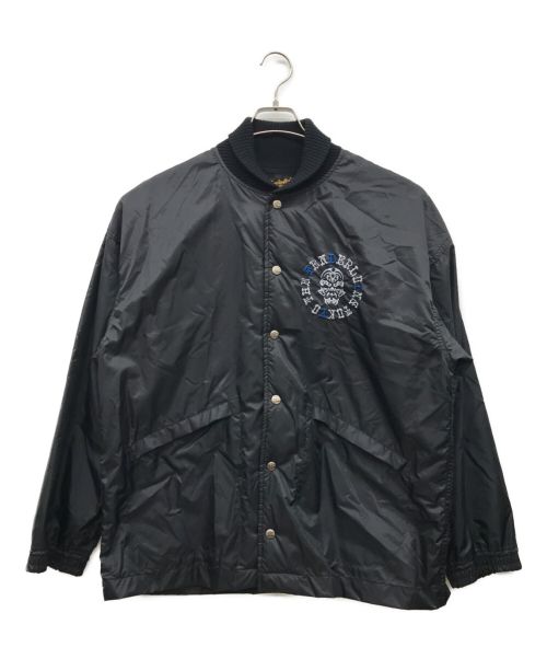 TENDERLOIN（テンダーロイン）TENDERLOIN (テンダーロイン) ナイロンジャケット ブラック サイズ:MEDIUMの古着・服飾アイテム