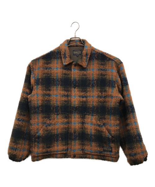 PENDLETON（ペンドルトン）PENDLETON (ペンドルトン) ウールチェックジャケット ブラウン サイズ:Sの古着・服飾アイテム