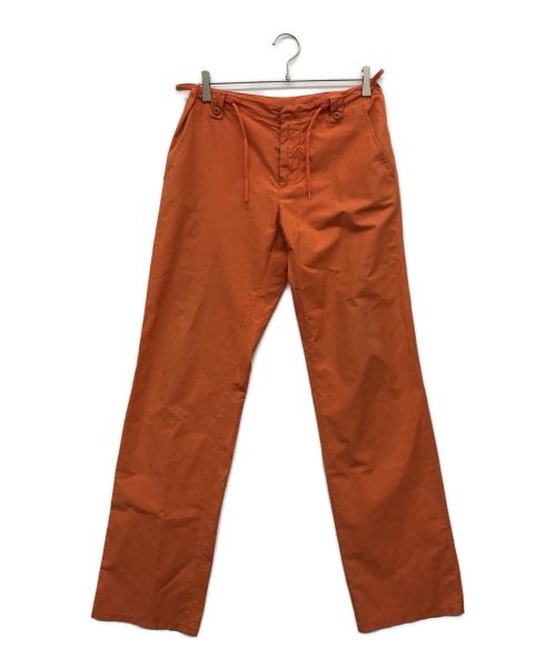 HELMUT LANG（ヘルムートラング）HELMUT LANG (ヘルムートラング) ナイロン混パンツ オレンジ サイズ:40の古着・服飾アイテム