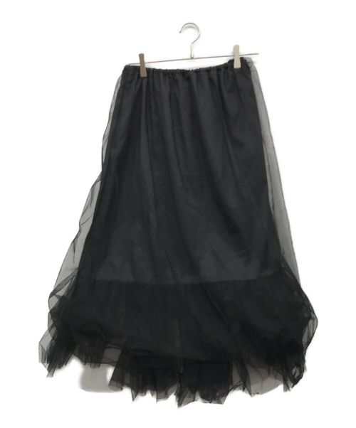 SLOBE IENA（スローブ イエナ）SLOBE IENA (スローブ イエナ) レイヤードチュチュスカート ブラック サイズ:38の古着・服飾アイテム