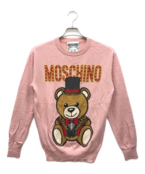 MOSCHINO（モスキーノ）MOSCHINO (モスキーノ) 熊ニット ピンク サイズ:なしの古着・服飾アイテム