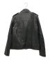 DIESEL BLACK GOLD (ディーゼル ブラック ゴールド) ラムレザーライダースジャケット ブラック サイズ:40：19000円