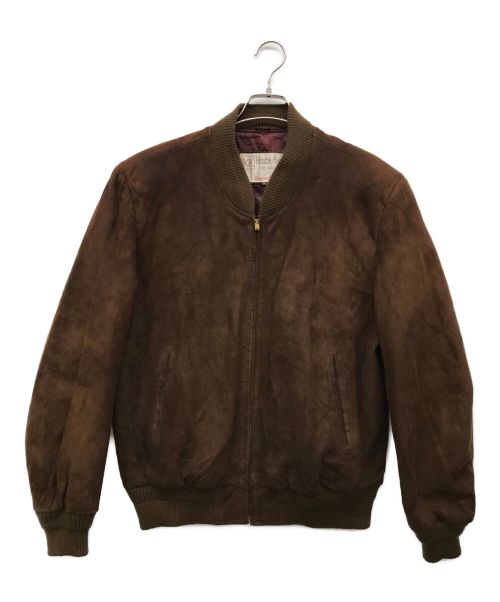 USED（ユーズド）USED (ユーズド) レザージャケット ブラウン サイズ:54の古着・服飾アイテム