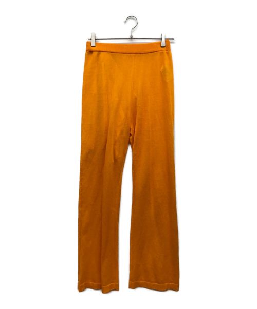 Ameri（アメリ）Ameri (アメリ) シアーニットベーシックパンツ オレンジ サイズ:Mの古着・服飾アイテム
