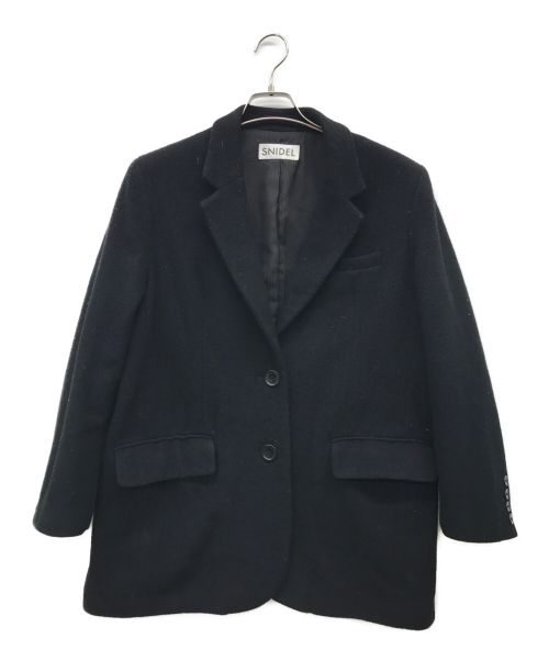 Snidel（スナイデル）Snidel (スナイデル) オーバーサイズウールジャケットコート ブラック サイズ:Fの古着・服飾アイテム