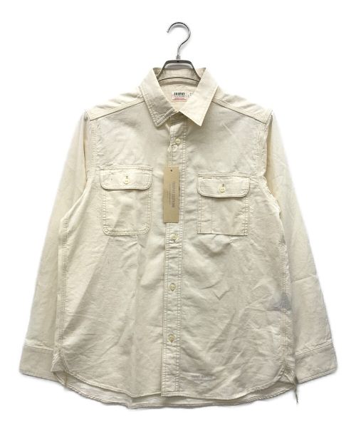 Trophy Clothing（トロフィークロージング）TROPHY CLOTHING (トロフィークロージング) Harvest L/S Shirts アイボリー サイズ:Size15の古着・服飾アイテム