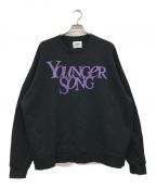 YOUNGER SONGヤンガーソング）の古着「プリントスウェット」｜ブラック