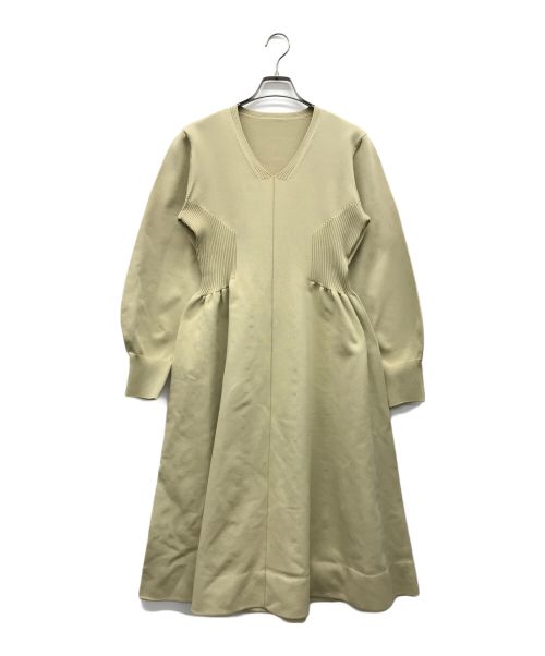 CELFORD（セルフォード）CELFORD (セルフォード) ホールガーメントワンピース ベージュ サイズ:38の古着・服飾アイテム