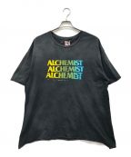 ALCHEMISTアルケミスト）の古着「ロゴプリントTシャツ」｜ブラック