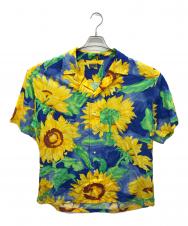KENZO (ケンゾー) オープンカラープリントシャツ イエロー サイズ:F