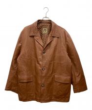 ESSEBI (エッセビ) レザーコート ブラウン サイズ:不明