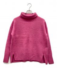 TICCA (ティッカ) タートルネック プルオーバー スリット ピンク サイズ:F